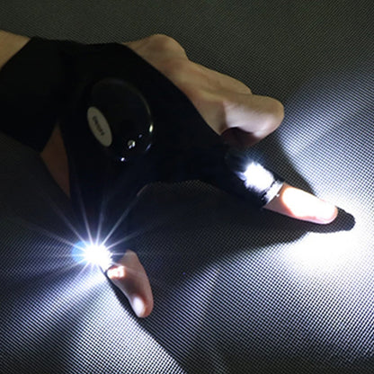 Waterproof Gloves With Flashlight