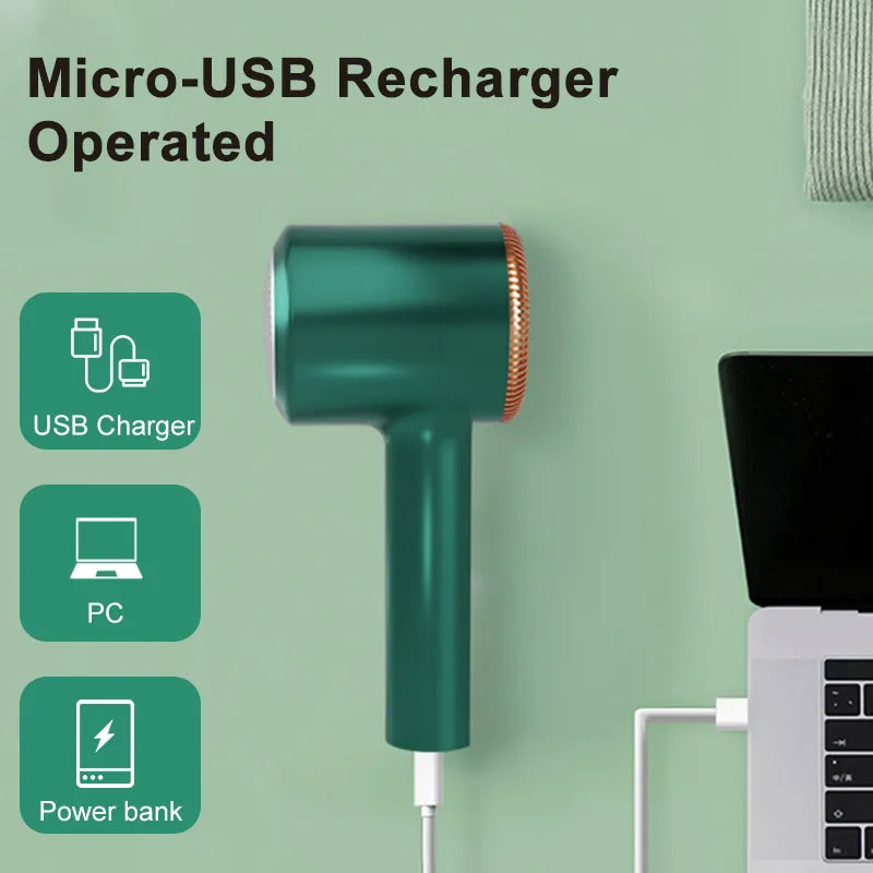 Rechargeable Electric Clothing Fuzz And Lint Remover