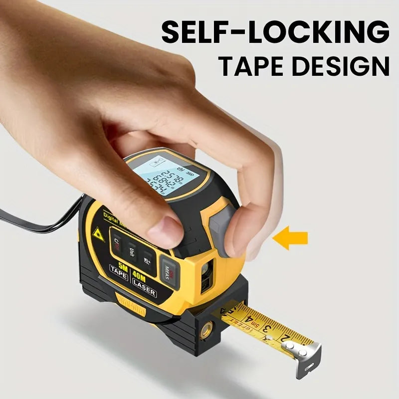 3-in-1 Digital Laser Measuring Tape