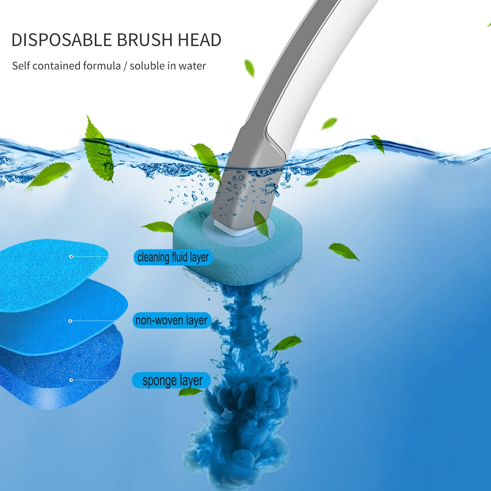 Disposable Toilet Cleaning Brush