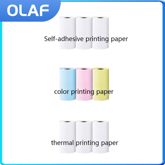 Mini Printer Thermal Paper And Label Sticker