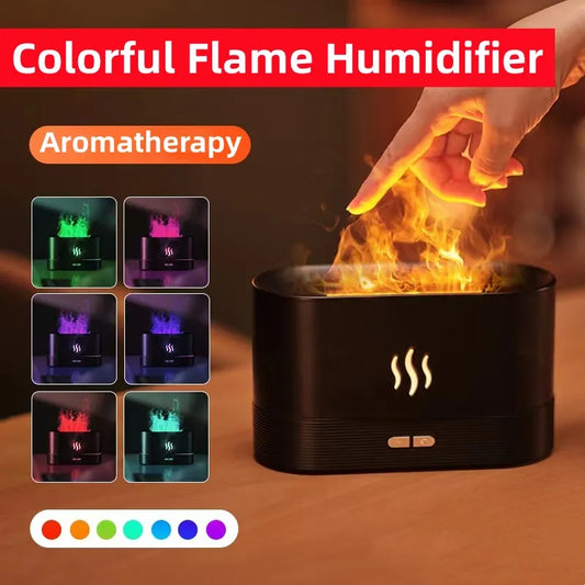 Flaming Aroma Diffuser, Air Humidi-Fier